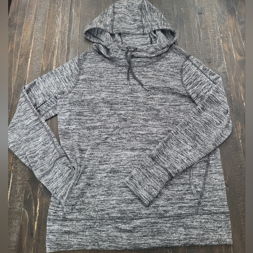 L.L. Bean Gray Cowl Neck Sweatshirt Women's Size M